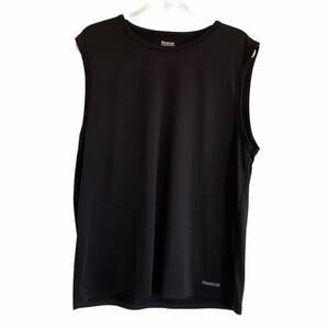 Reebok Mens Performance Muscle Tank Black Size Large